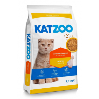 Katzoo Yavru Kedi Maması Tavuklu (Açık Mama)