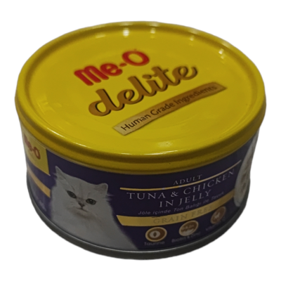 Me-o Konserve Kedi Maması 80 Gr Jöle İçinde Ton Balığı ve Tavuk