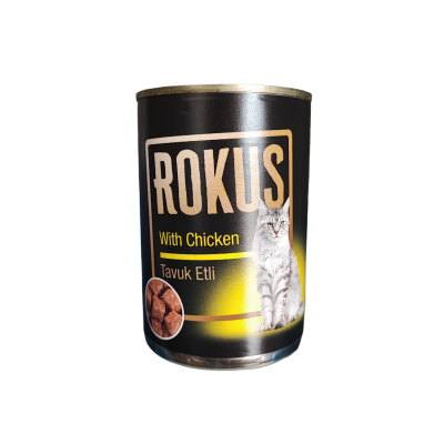 Rokus Kedi Yaş Mama Tavuklu 410 GR