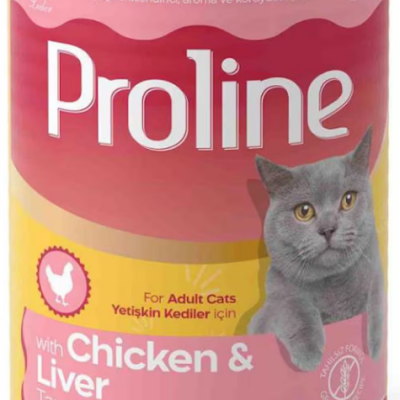 Proline Tavuklu ve Ciğerli Konserve Mama 400 Gr